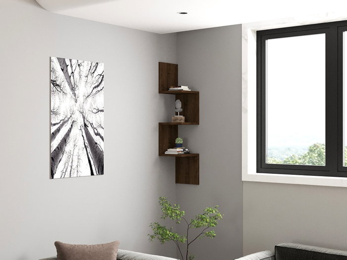 Hanah Home Zikzak - Walnut